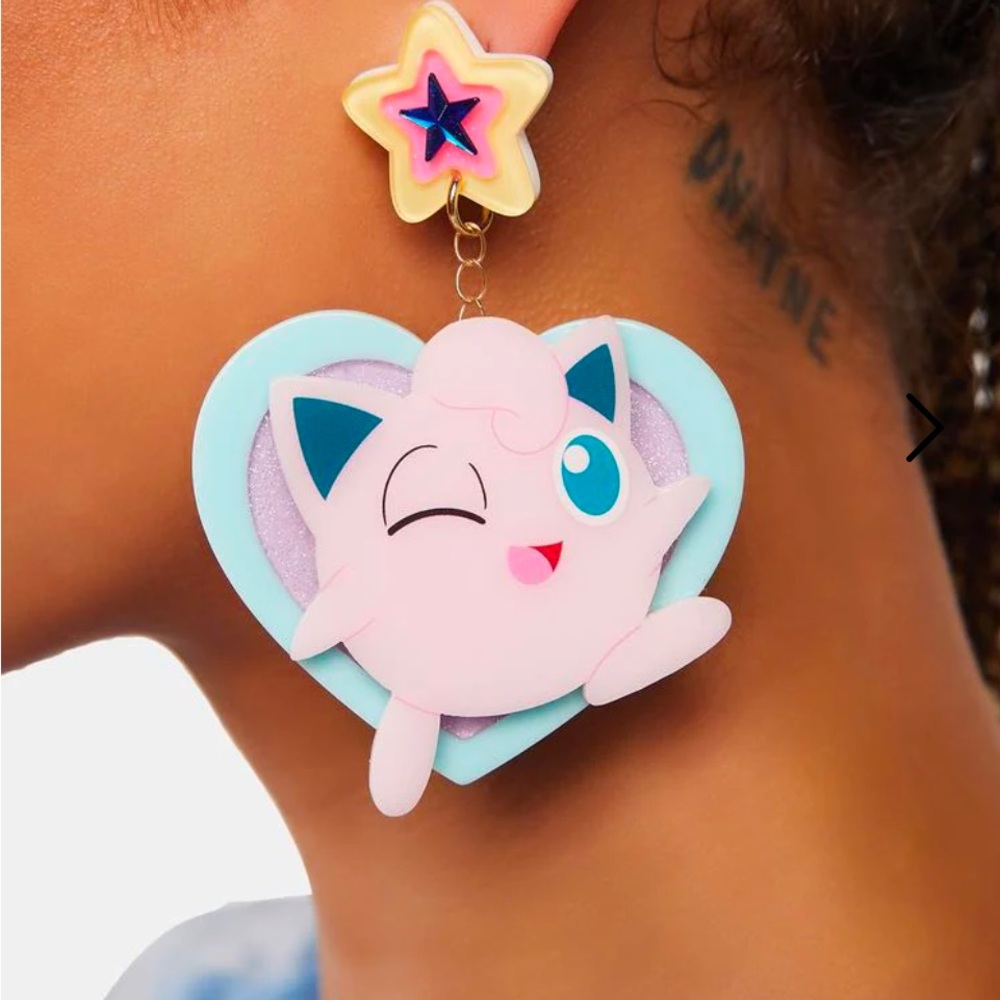 NEW “Irregular Choice Jigglypuff” Earrings